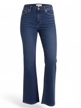 Time and Tru Straight Leg Jeans Size 8 Medium Wash Button Fly Classic Denim